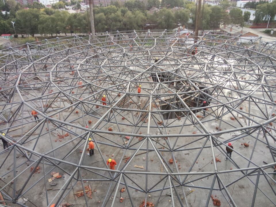 桦甸全民健身中心网架